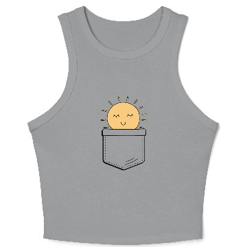Discover Pocket Sun Crop Tank Top