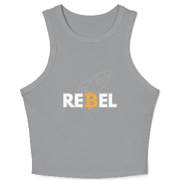 Discover Bitcoin Enthusiasts Crop Tank Top