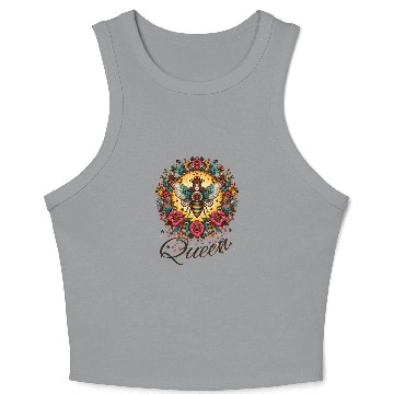 Discover Queen Bee Jewelry Jewels Cute Beekeeping Beekeeper Crop Tank Top