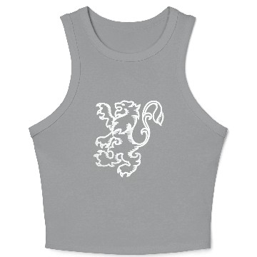 Discover Dutch Lion Orange Crop Tank Top