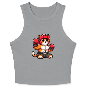 Discover Red Band Fighter Cub Crop Tank Top
