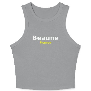 Discover Beaune France Crop Tank Top