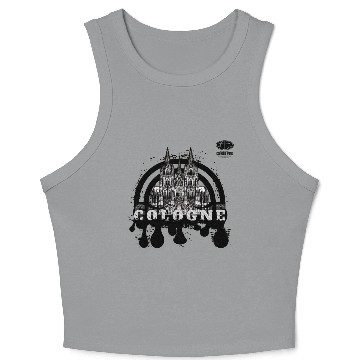 Discover Cologne City Germany Crop Tank Top