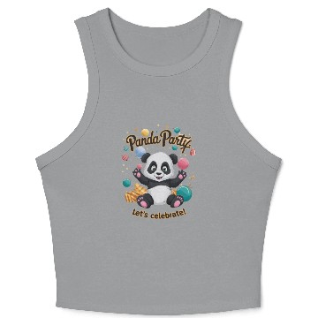 Discover panda Crop Tank Top