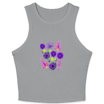 Discover New wildflower t'Crop Tank Top