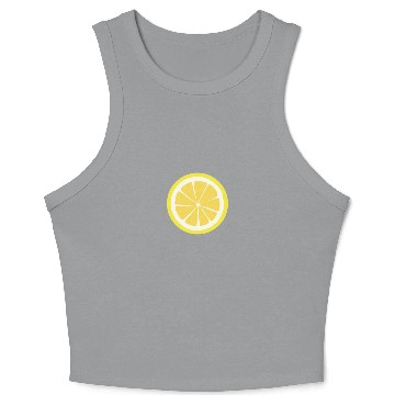 Discover Citrus - Fruits - Orange - Lime - Grapefruit Crop Tank Top