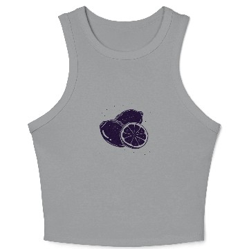 Discover Citrus - Fruit - Orange - Lime - Grapefruit - Lemo Crop Tank Top
