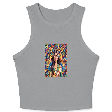 Discover Daisy Dreams: 70s Revival Crop Tank Top
