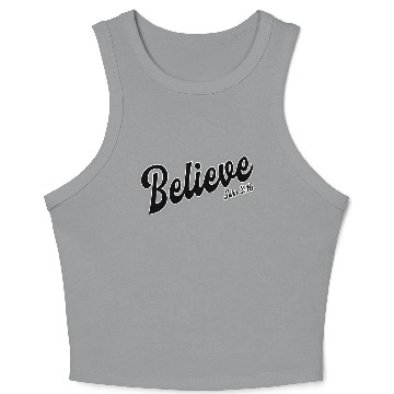Discover Inspirational Faith Scripture Design Crop Tank Top