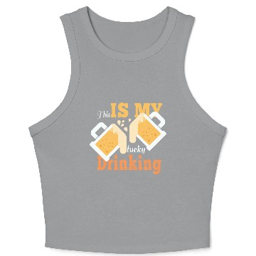 Discover This is my lucky drinking Crop Tank Top