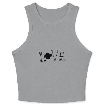 Discover Cool Pastry Chef Hat Funny Baking Tools Lover Crop Tank Top