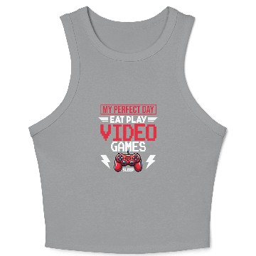Discover Video Games Crop Tank Top