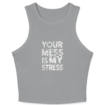 Discover School Custodian School Staff Janitor Crop Tank Top