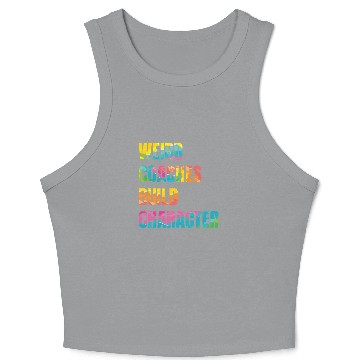 Discover Weird Coaches Build Character Coach Crop Tank Top