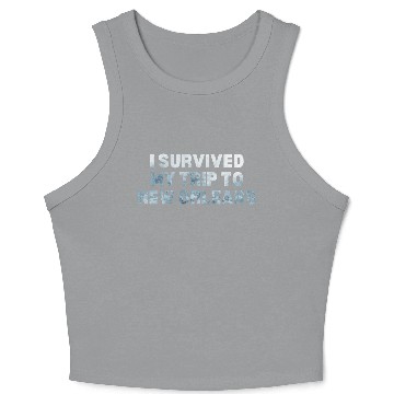 Discover My Trip Traveler Vacation New Orleans Crop Tank Top