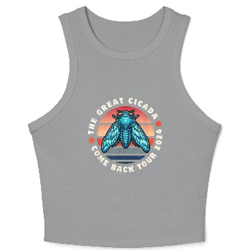 Discover Cicada-Comeback-Insect-Magicicada- Crop Tank Top