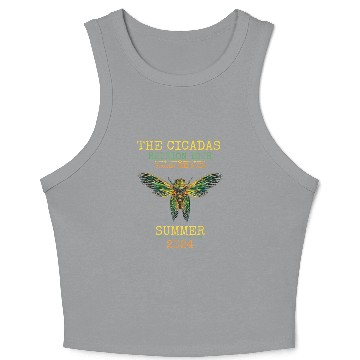 Discover Great-Cicada-2024-Invasion- Crop Tank Top