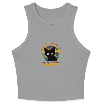 Discover unleash your inner beast Crop Tank Top