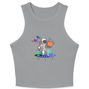 Discover Young Astronauts: Exploring Planets in Space. Crop Tank Top