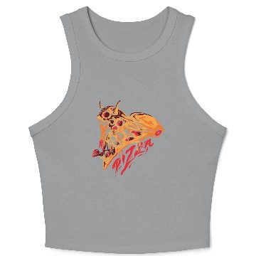 Discover PIZZA SKULL Classic Crop Tank Top