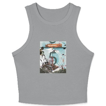 Discover lights camera hollywood Crop Tank Top