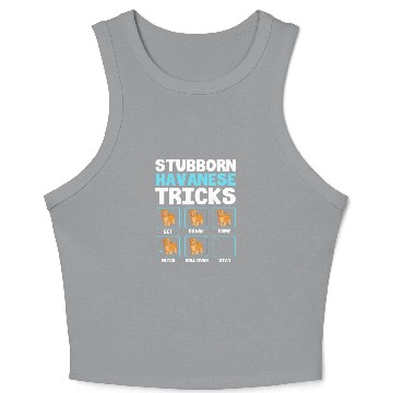 Discover Havanese Tricks Pet Dog Training Funny Havanese Crop Tank Top