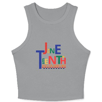 Discover Juneteenth June 19, 1865 - Historical Commemoratio Crop Tank Top