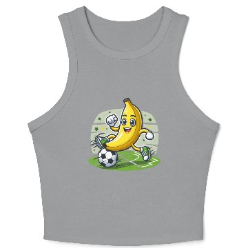 Discover Banana Soccer Crop Tank Top