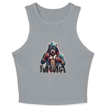 Discover Pitbull MMA By Sideral Crop Tank Top