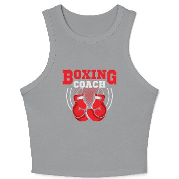 Discover Boxing Coach Training Boxer Crop Tank Top