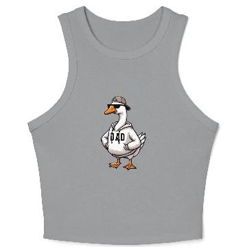 Discover Duck Dad Crop Tank Top