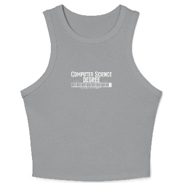 Discover Computer Science Degree Crop Tank Top