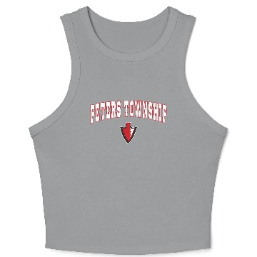Discover Township High School Indians Crop Tank Top