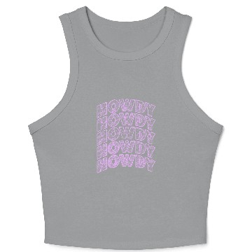 Discover Western Country Texas Cowboy Hat Crop Tank Top