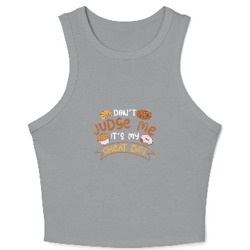 Discover Card Player Playing Keep Calm and Play Cards Crop Tank Top