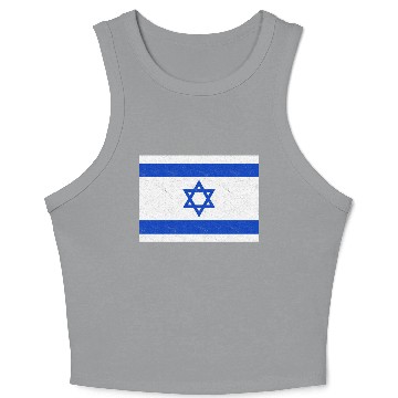 Discover Israel Flag Crop Tank Top