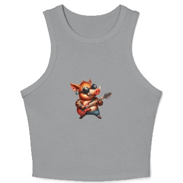 Discover Punk Boar: Rocking Out Crop Tank Top