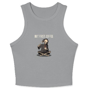 Discover But First, Coffee Crop Tank Top