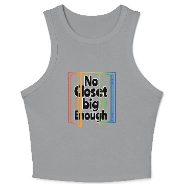 Discover No Closet big Enough - Pride Month Crop Tank Top