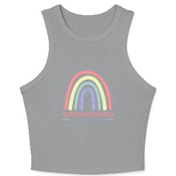 Discover Assistant Principal - Back to school teacher Crop Tank Top