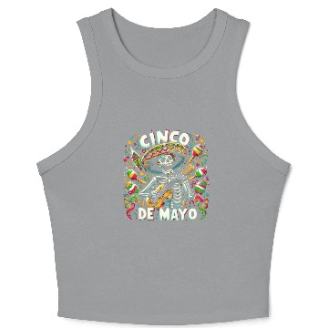 Discover Cinco de Mayo Crop Tank Top