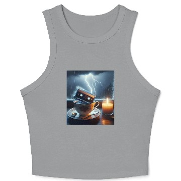 Discover A Teacup in a Storm Crop Tank Top