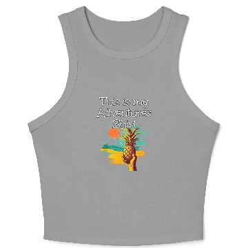 Discover This Adventures Clothes Pineapple Crop Tank Top