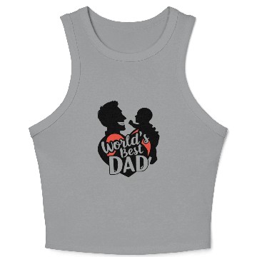 Discover A creative father's day Crop Tank Top design