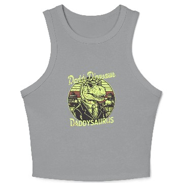 Discover Daddy Dinosaur Daddysauru Supernatural Crop Tank Top