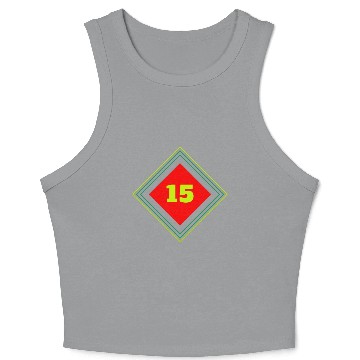 Discover The Number 15 Aesthetic Crop Tank Top