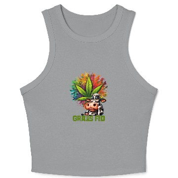 Discover Grass Fed Color Crop Tank Top