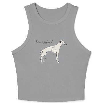 Discover Russian greyhound Crop Tank Top