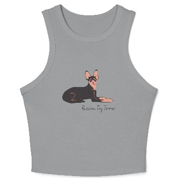 Discover Russian Toy Terrier Crop Tank Top