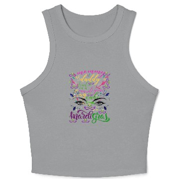 Discover "mardi gras Crop Tank Top"